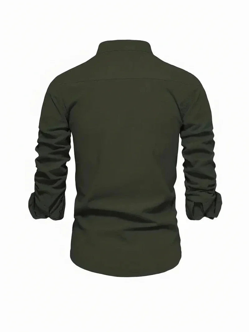 Casual Button Down Men's Shirt