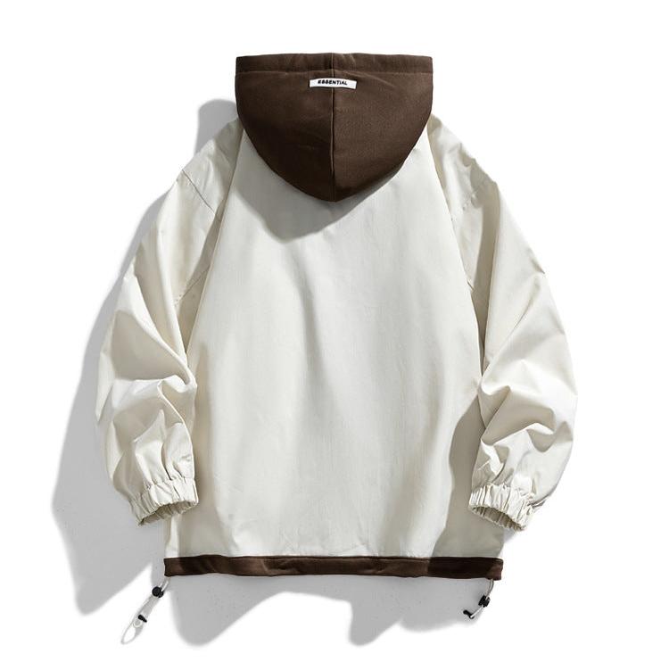 Relaxed Fit Hoodie Jacket with Adjustable Pockets