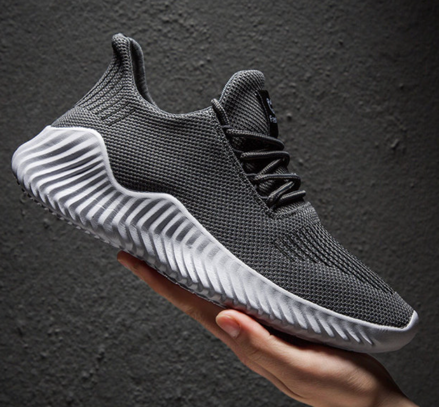 Men's Athletic Shoes - Airy Mesh Upper - Ultra Comfortable Sneakers