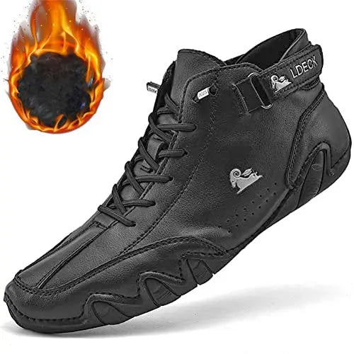 Leather Men's Ankle Boots - Classic and Comfortable