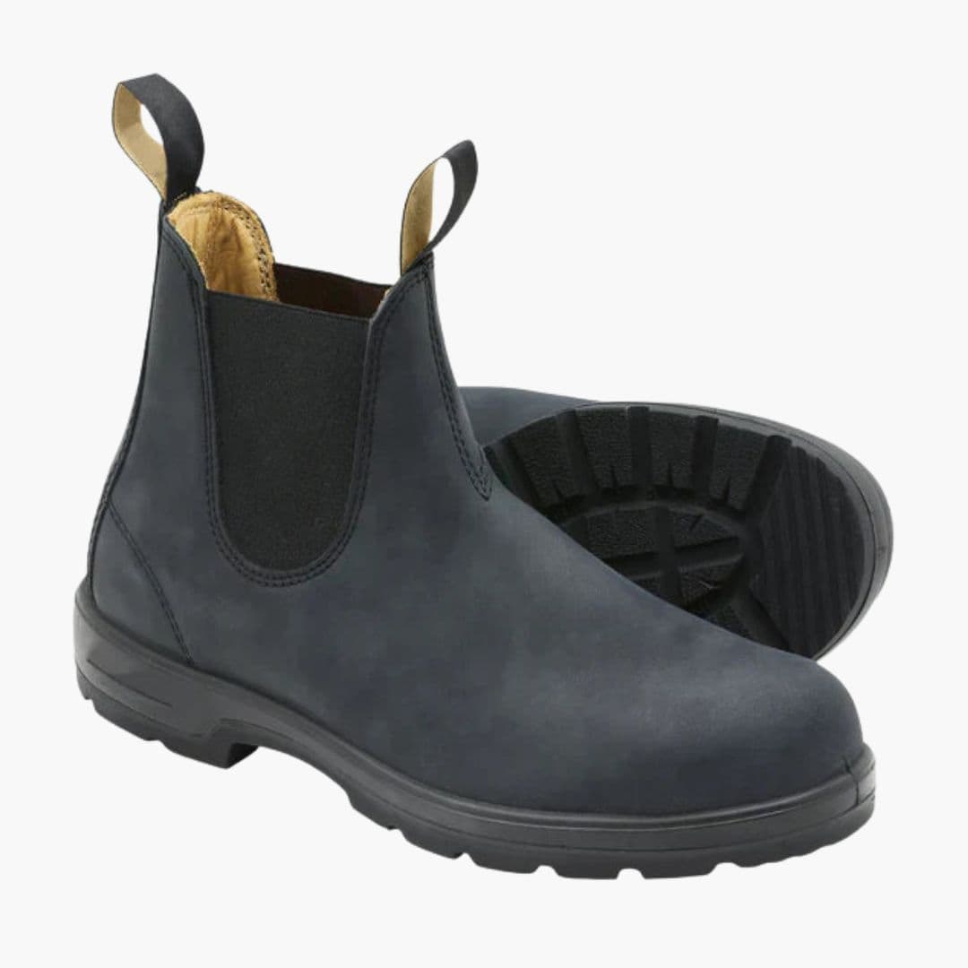 Men's Elastic Side Ankle Boots with Easy Pull On