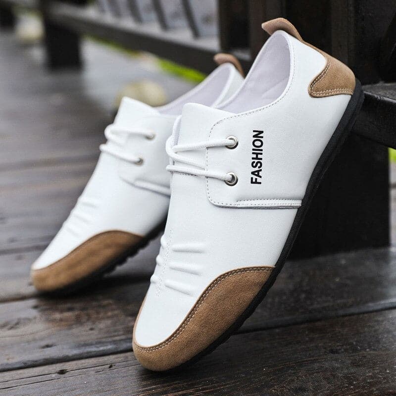 Men's Airy Leather Lace Up Shoes