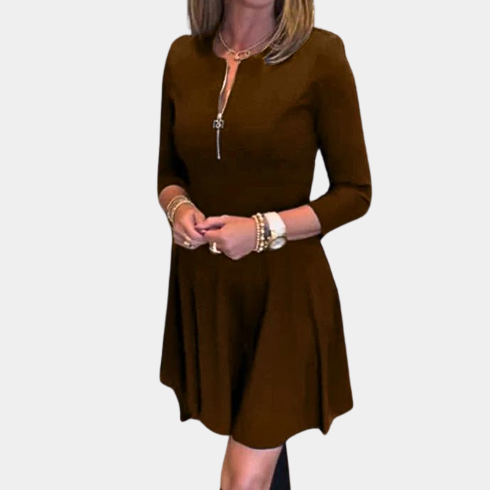 Casual Knee Length Women's A Line Dress