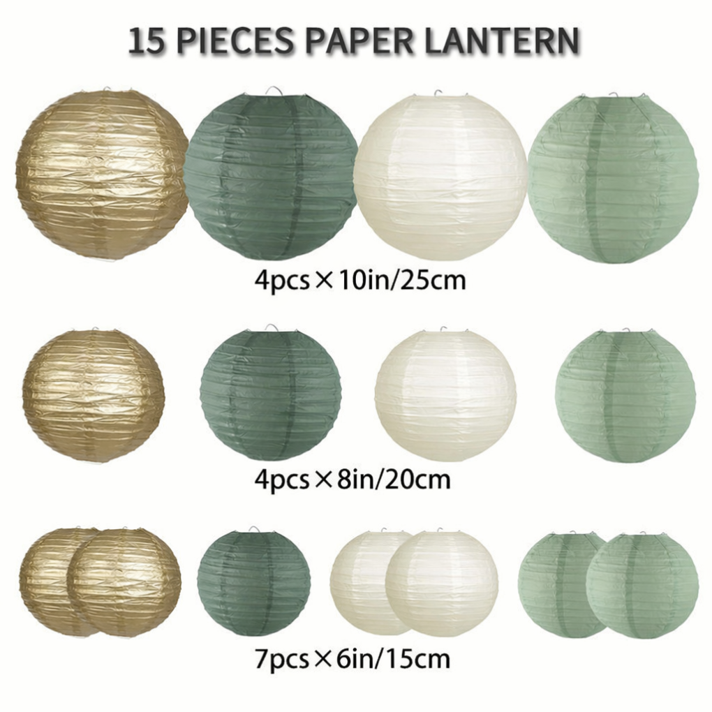 Colorful Hanging Paper Ball Lights - Olytrend