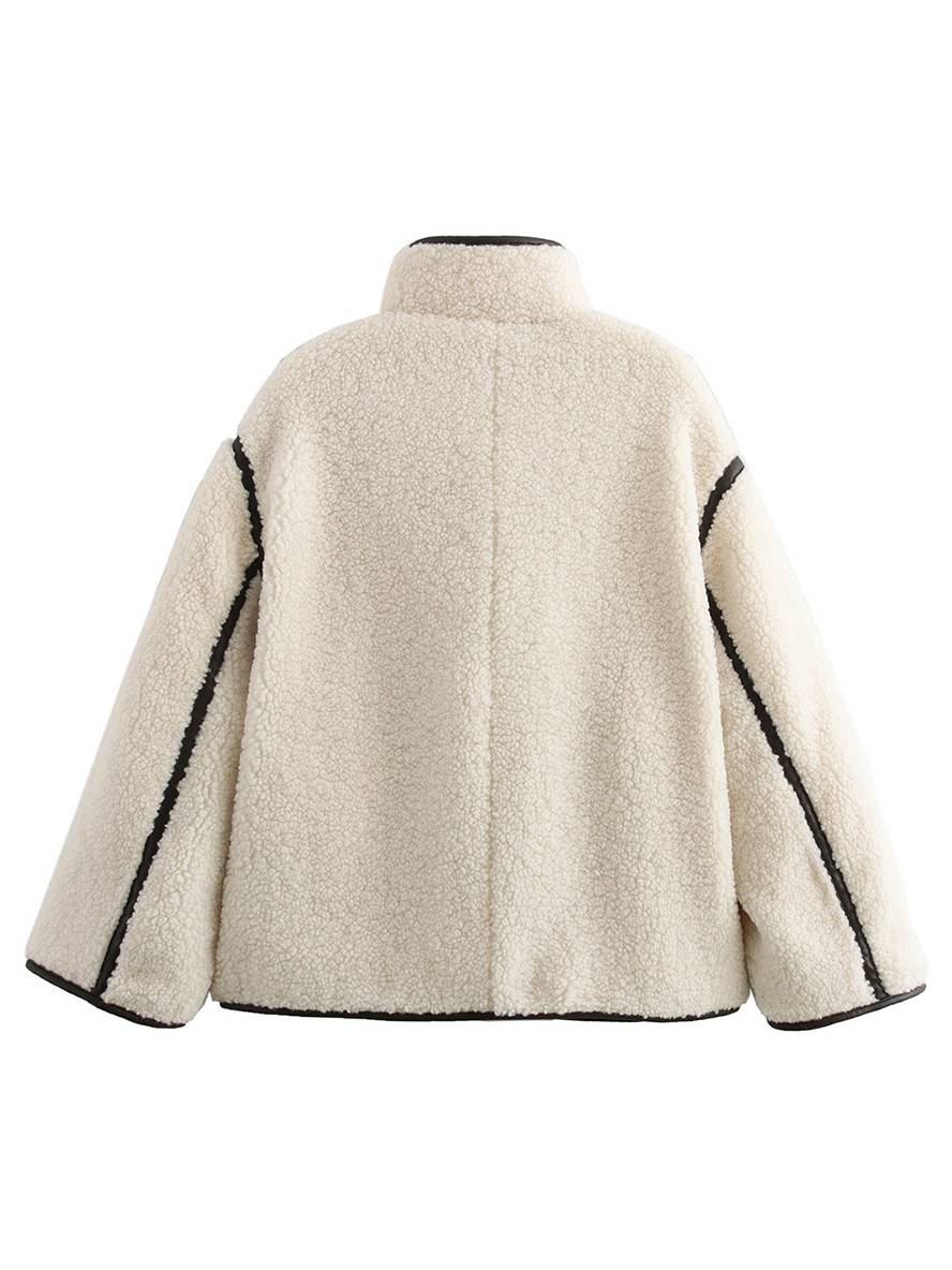 Warm Women's Parka Coat with Hood and Pockets