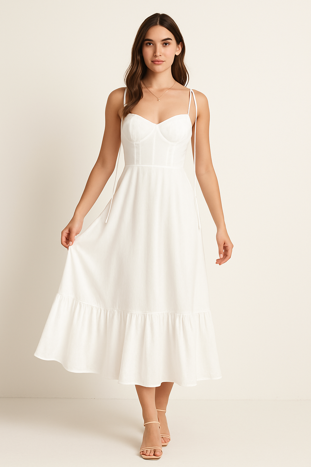 Long Flowy Maxi Dress for Women - Nocini