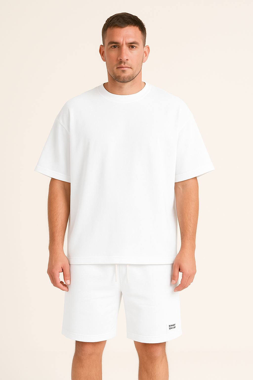 Comfortable Sports Set - Loose Fit - Casual Tee & Shorts