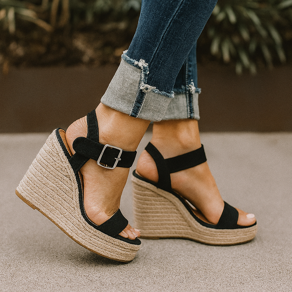 Summer Ankle Strap High Heel Sandals