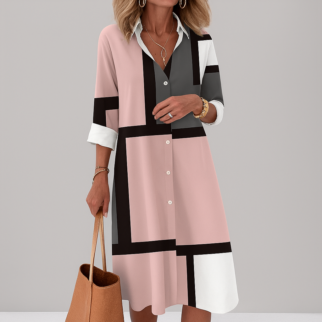 Chic Printed T-Shirt Dress
