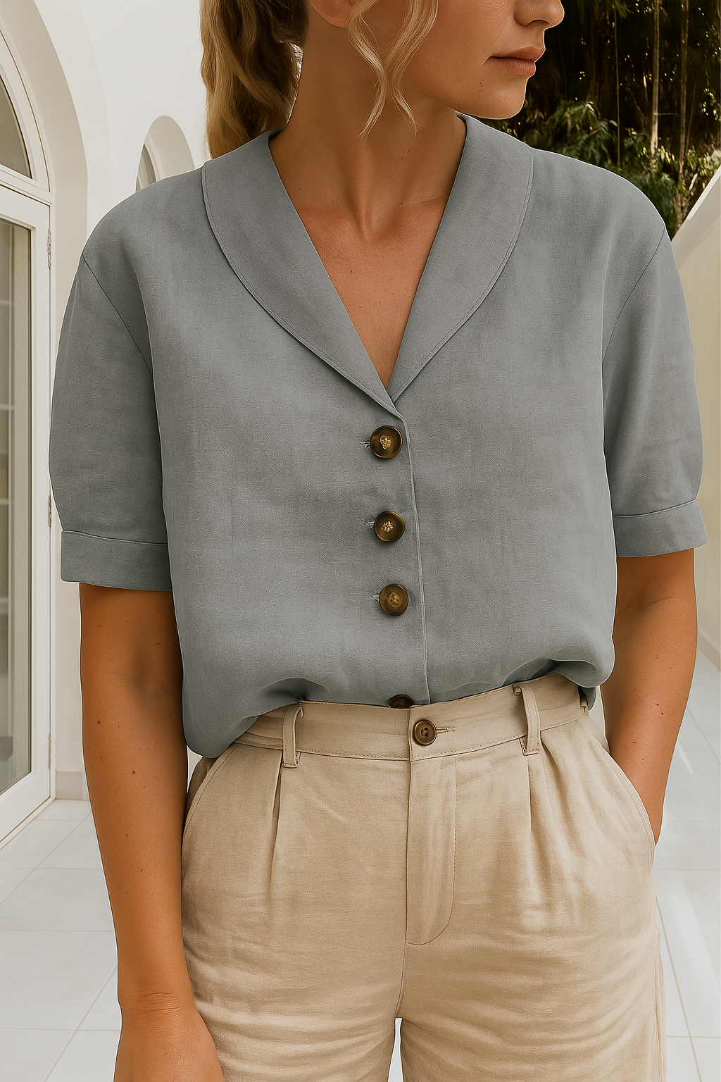 Classic Women's Fancy Blouse