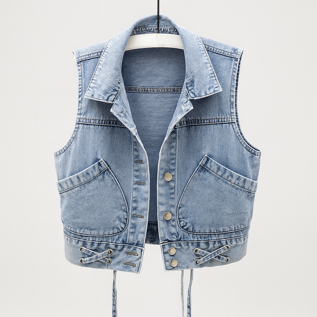 Summer Women's Breathable Jean Vest