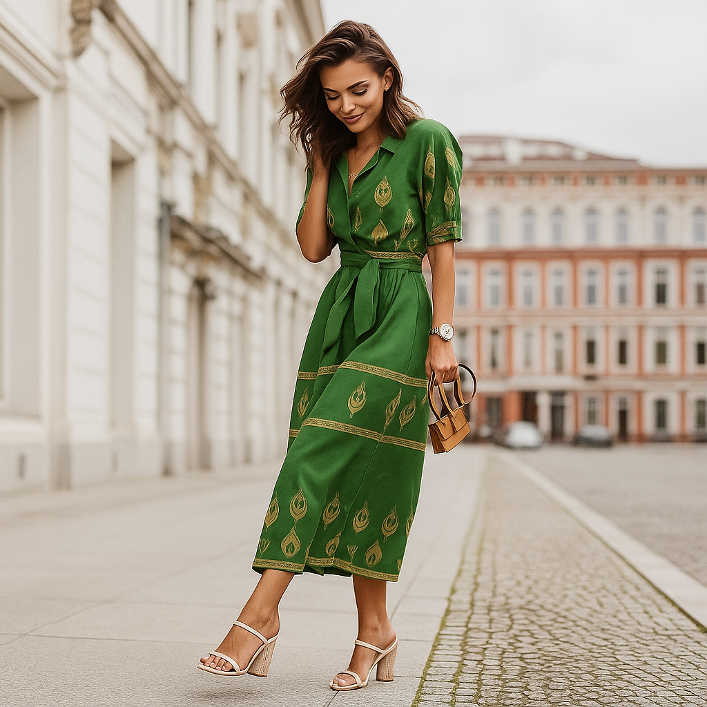Relaxed Fit Summer Linen Dress