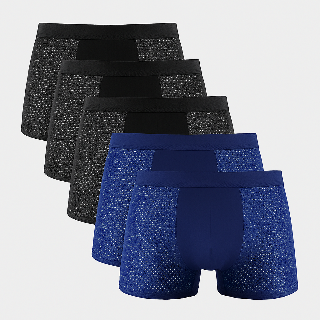 Breathable Boxer Briefs 5 Pack for Men