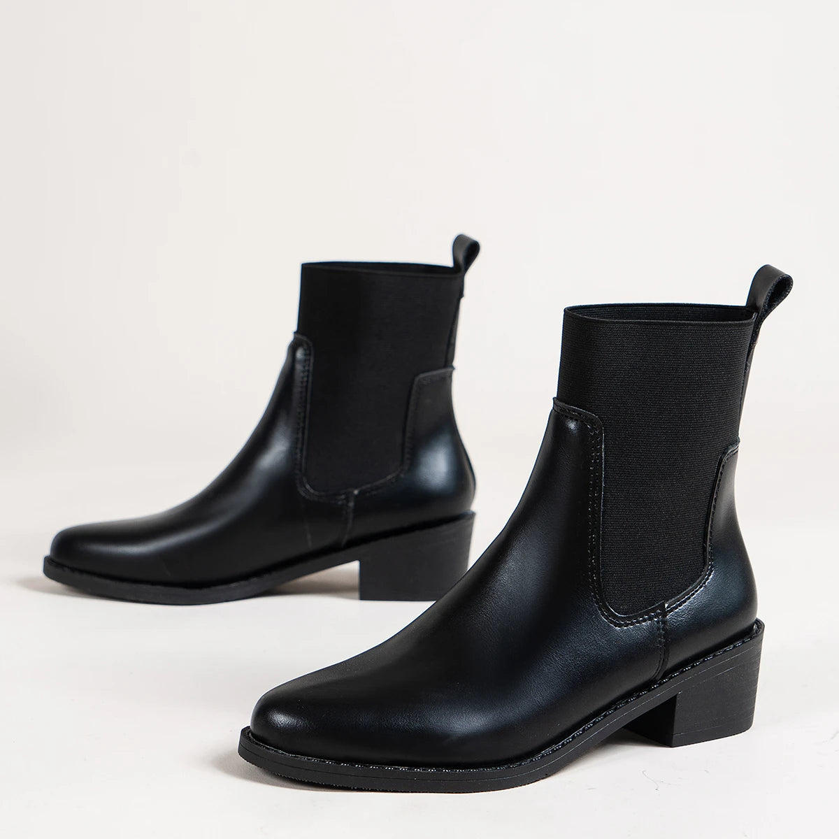 Comfortable Low Heel Chelsea Boots for Women