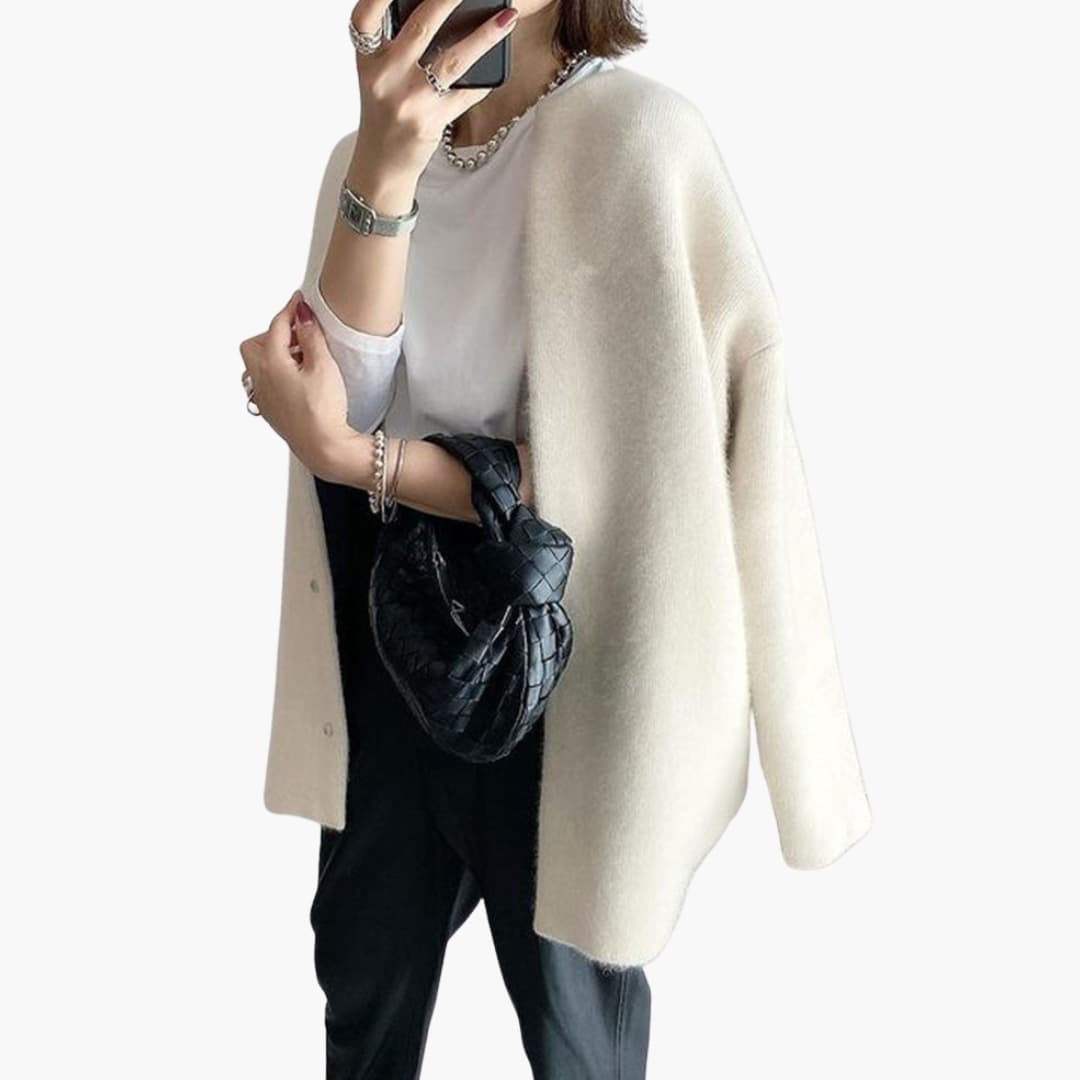 Cozy Women's Long Sleeve Open Cardigan Sweater