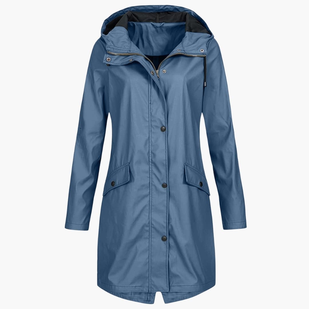 Waterproof Ladies Parka with Hood and Zip