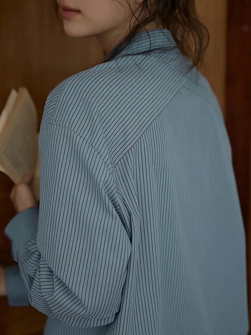 Ladies Classic Striped Tee Shirt