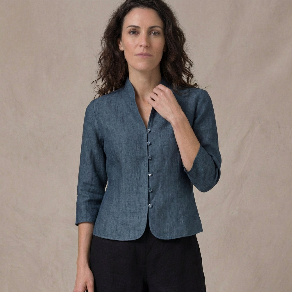 Classic Chinese Style Women's Blouse