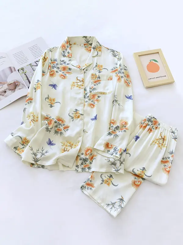 Soft Women's Floral Pajama Set