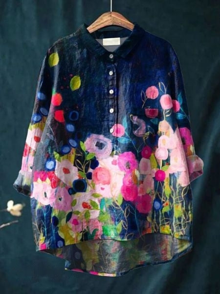 Pretty Flower Women Blouse