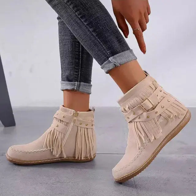 Trendy Ankle Boots for Women - Classic Black Design