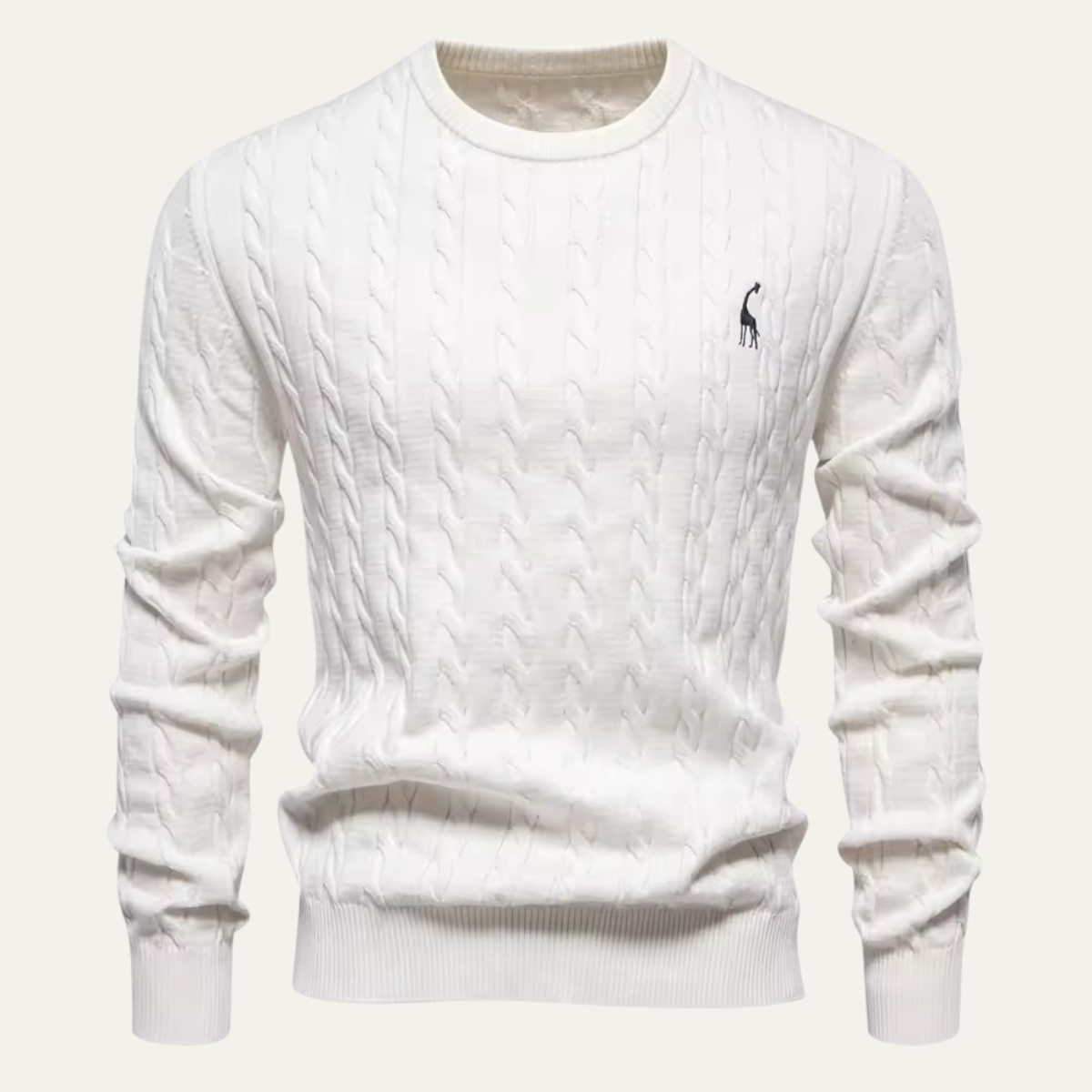 Traditional Mens Knit Crew Neck Sweater