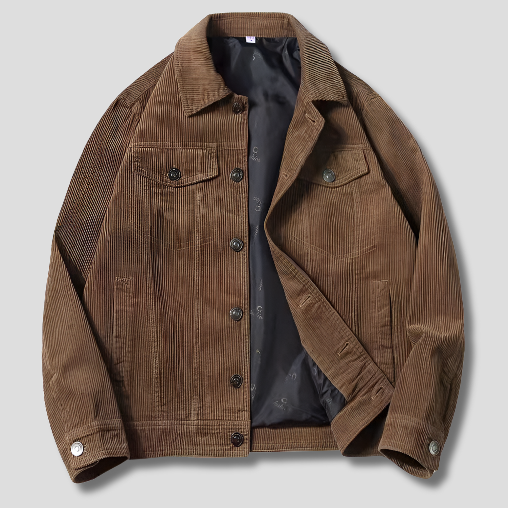 Slim Fit Men's Corduroy Jacket