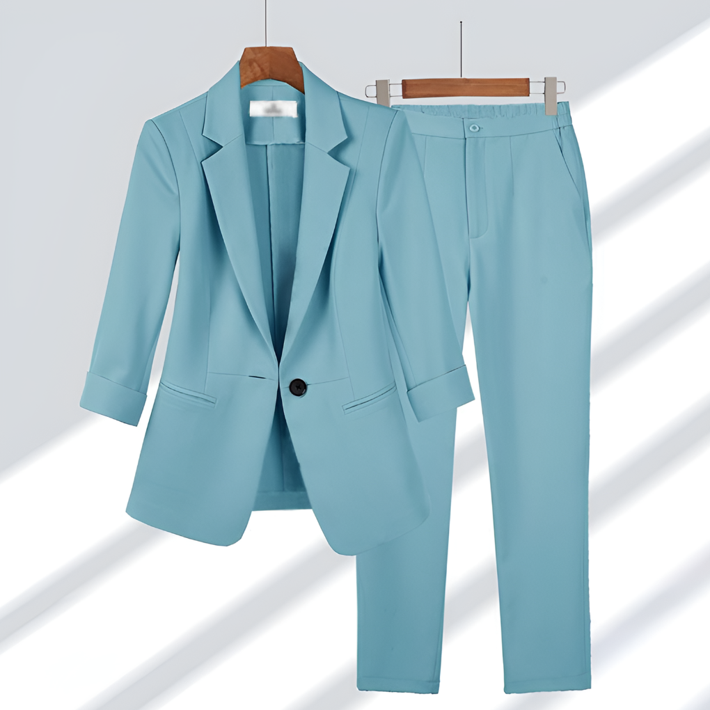 Ladies Business Suit with Jacket and Trousers