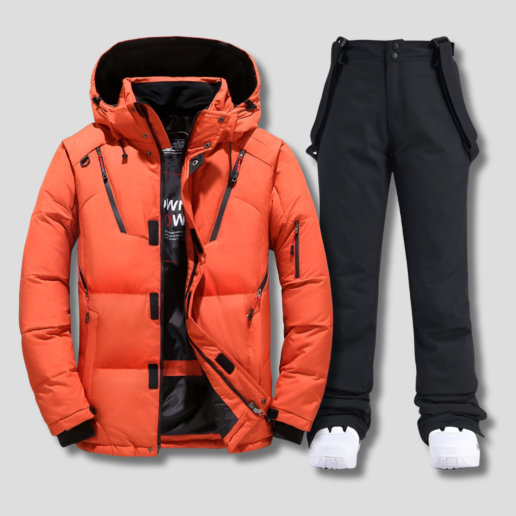 Waterproof Men's Snow Jacket Set