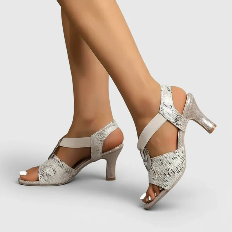High Heel Sling Back Summer Sandals