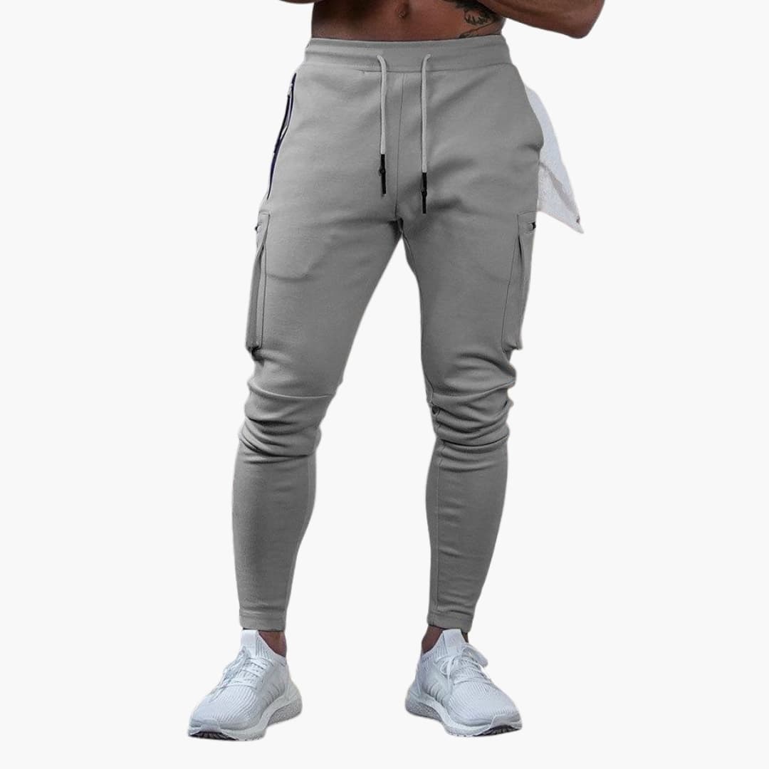 Men's Athletic Pants with Side Pockets