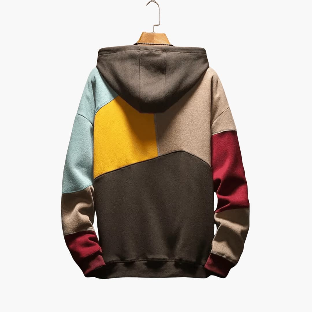 Men's Graphic Pullover Hoodie with Pouch Pocket