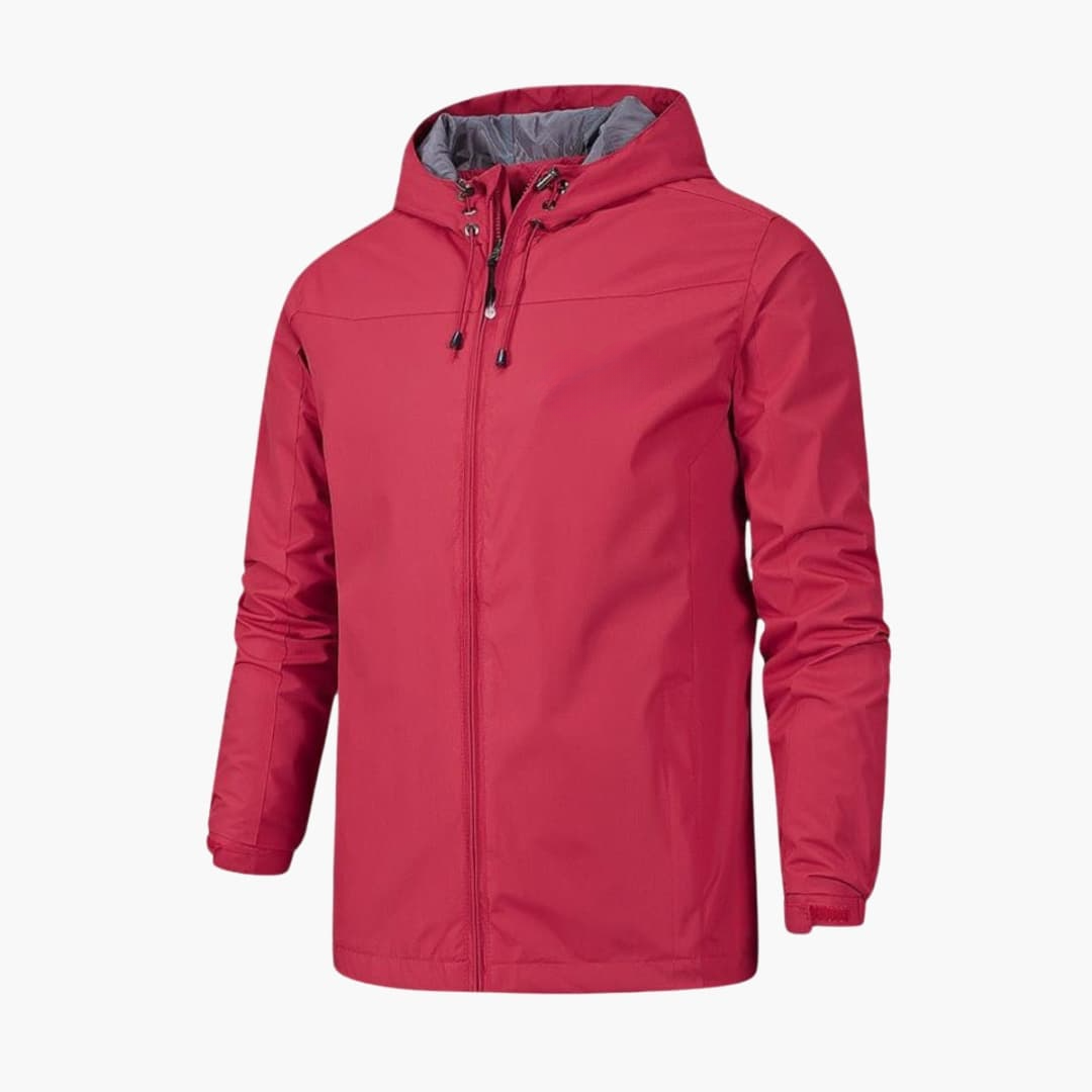 Waterproof Men's Full Zip Raincoat