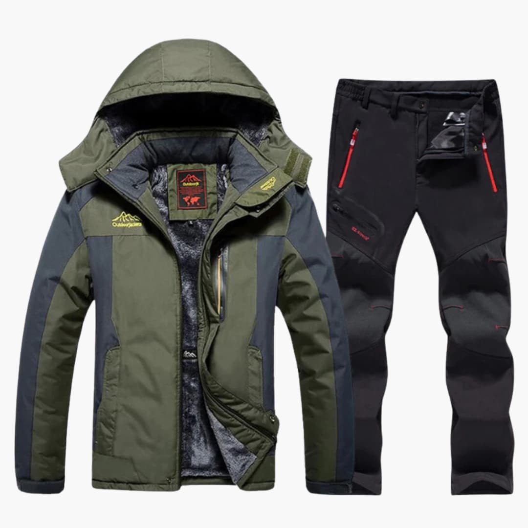 Men's Thermal Zip Up Track Suit