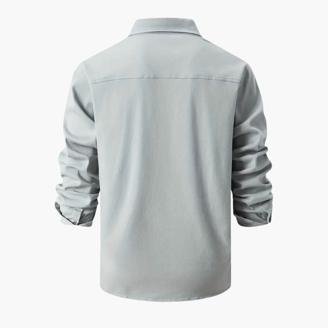 Classic Casual Button Down Shirt with Pockets