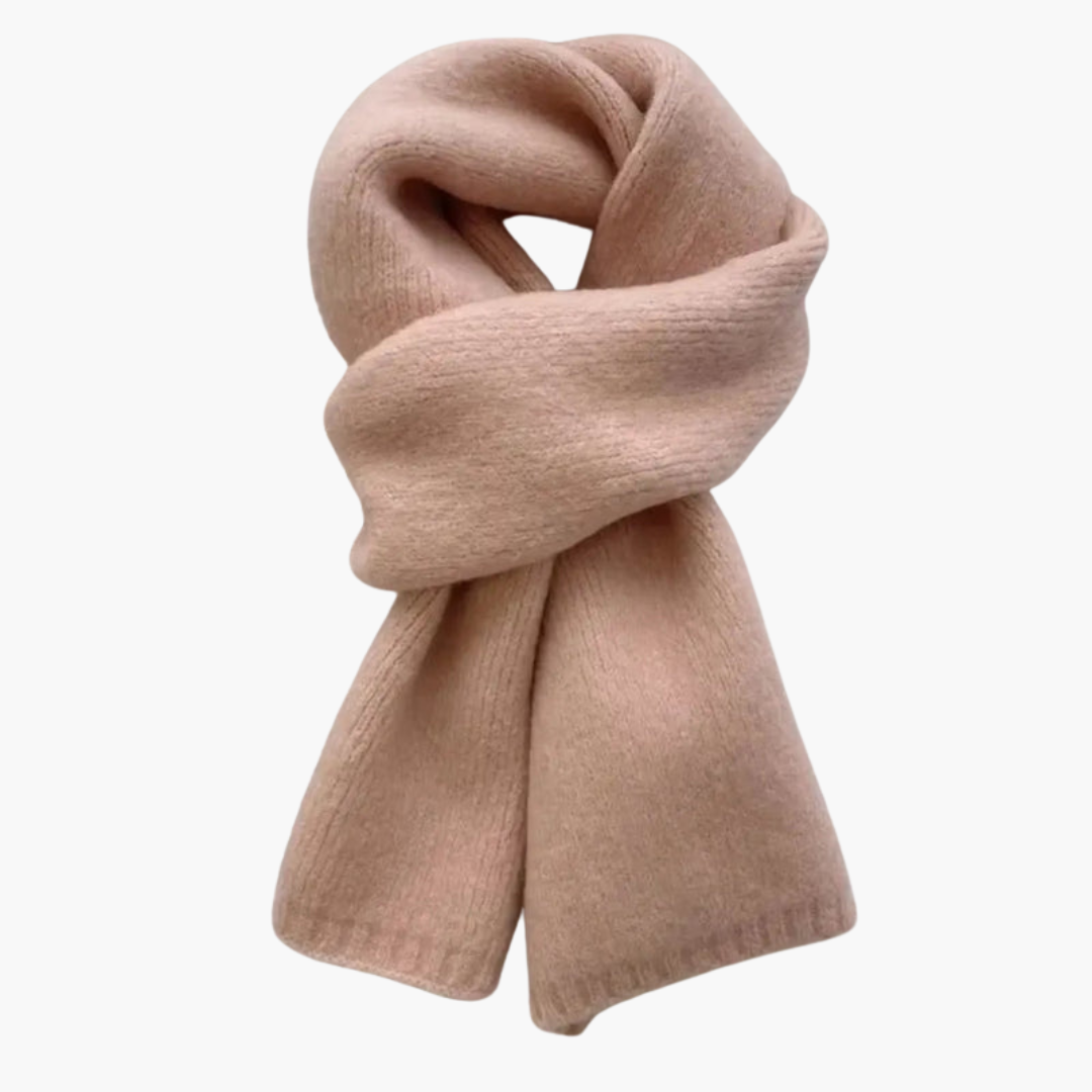 Soft Plush Winter Scarf with Chunky Rectangular Design