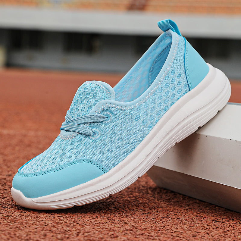 Soft Women's Slip On Sneakers - Breathable Casual Shoes