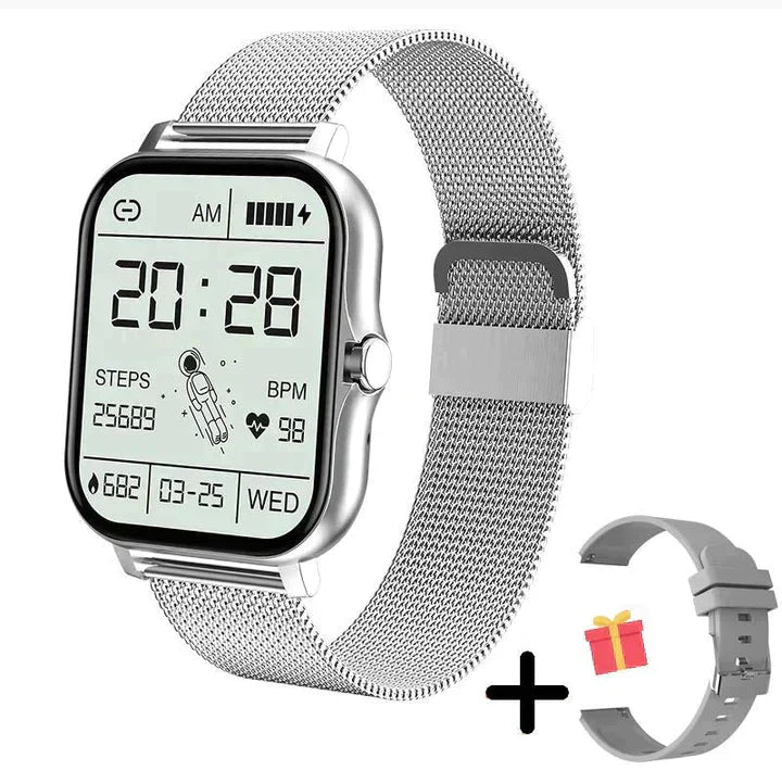 Waterproof Fitness Tracker with Bluetooth and Health Features