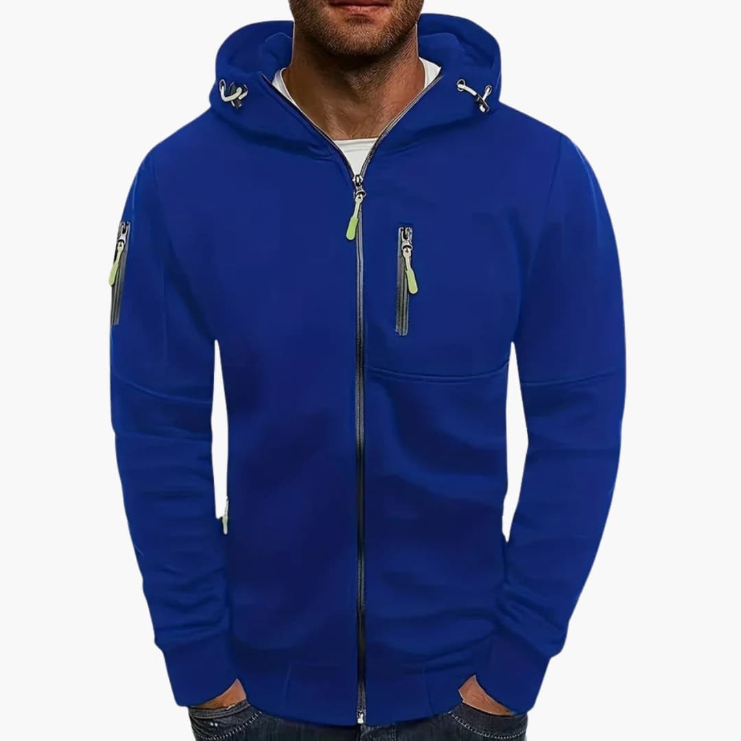 Warm Waterproof Zip Up Hoodie Jacket