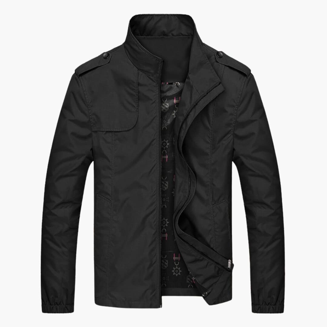 Waterproof Mens Zip Up Collar Jacket