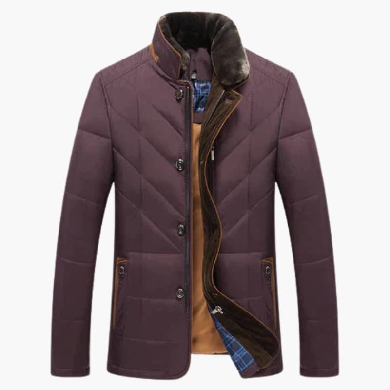 Warm Waterproof Men's Padded Parka Jacket