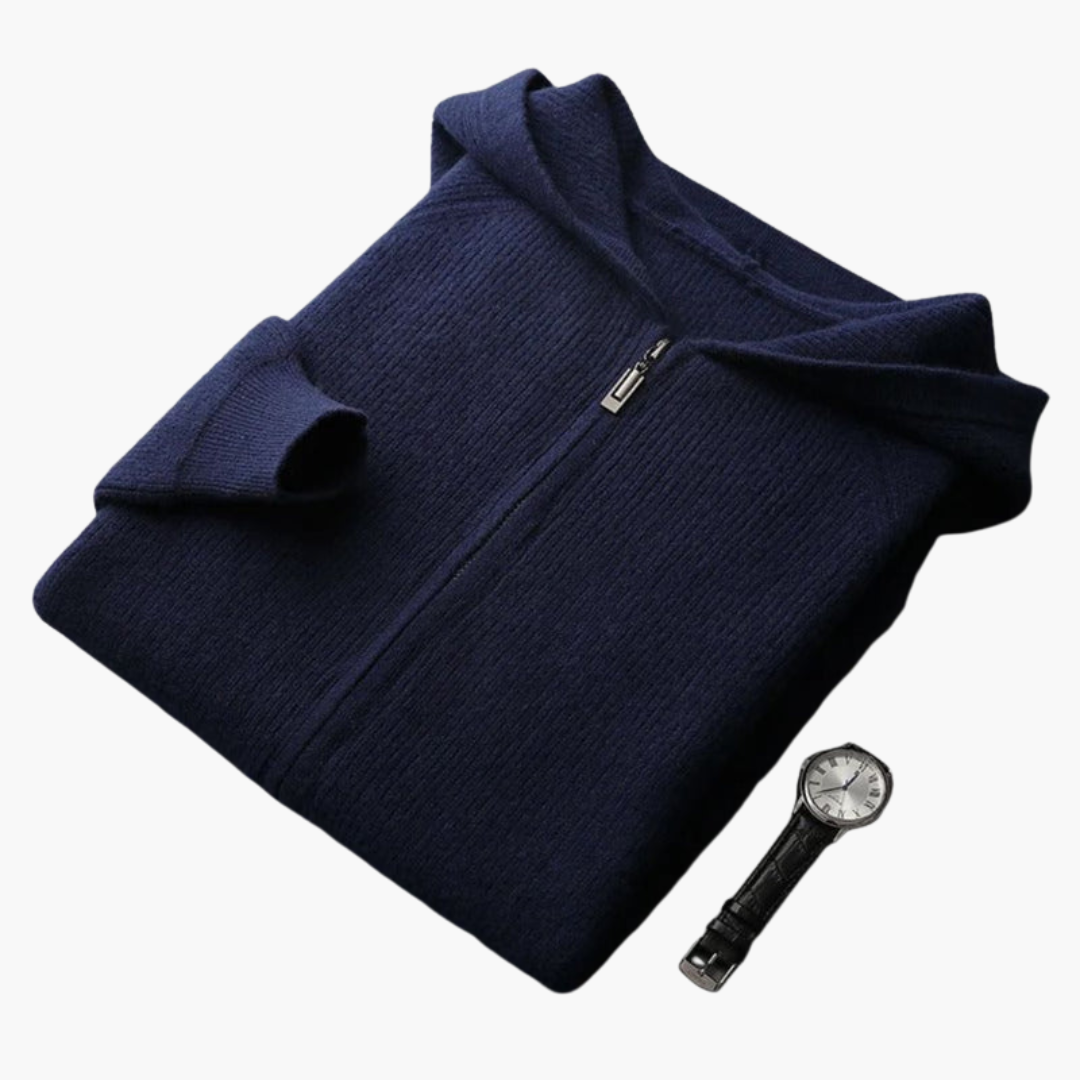 Men's Cozy Zip Up Hoodie Sweater