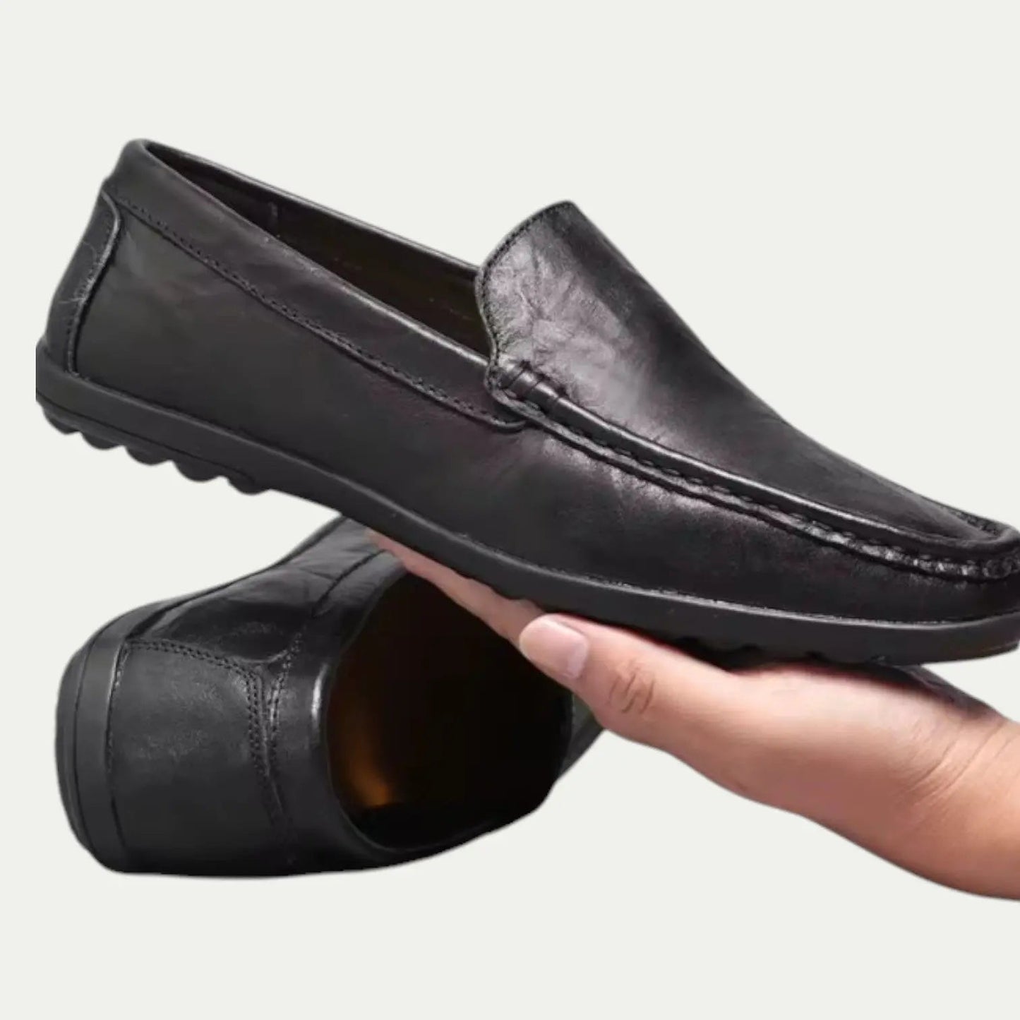 Classic Luxury Leather Slip On Shoes