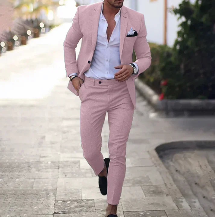 Slim Fit Men's Single Breasted Suit