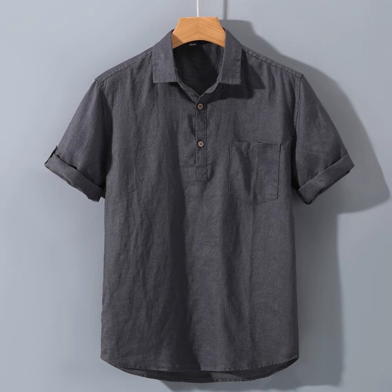 Casual Fit Short Sleeve Polo Shirt for Men