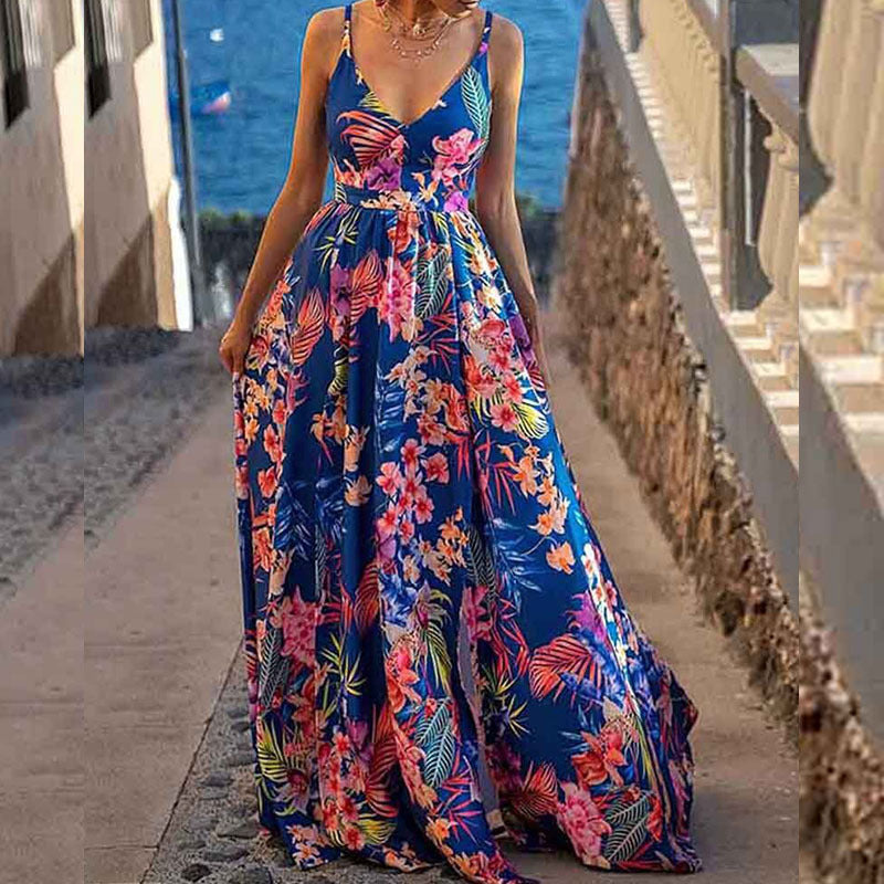 Long Sleeveless Summer Dress for Women