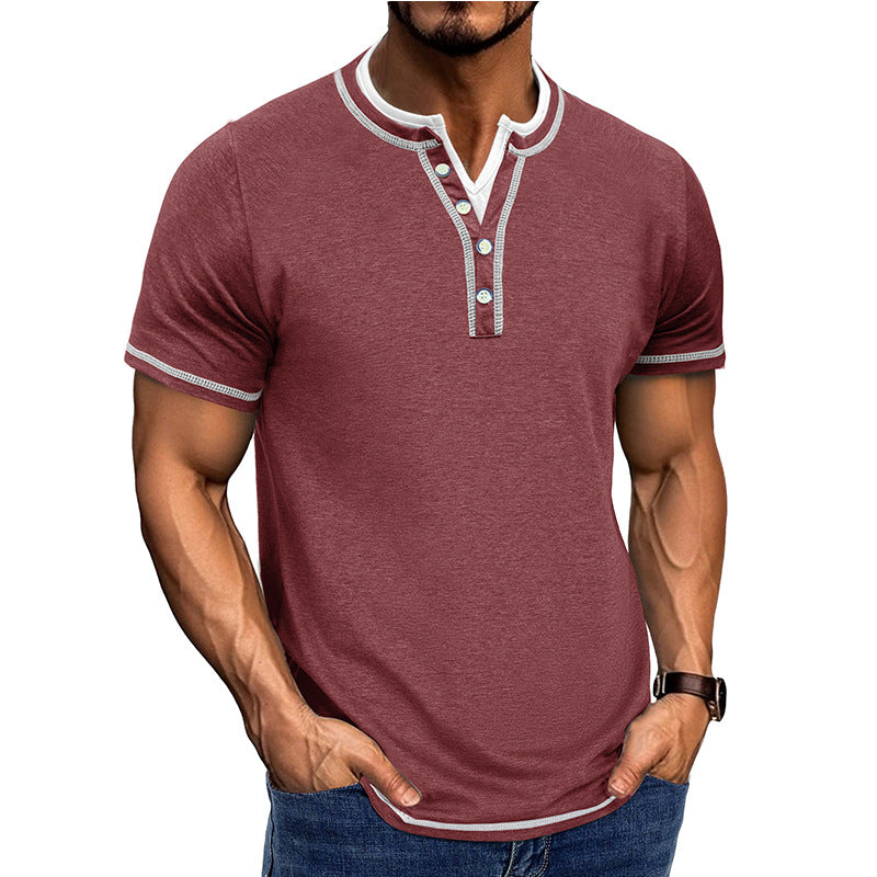 Classic Men's Short Sleeve Casual Tee