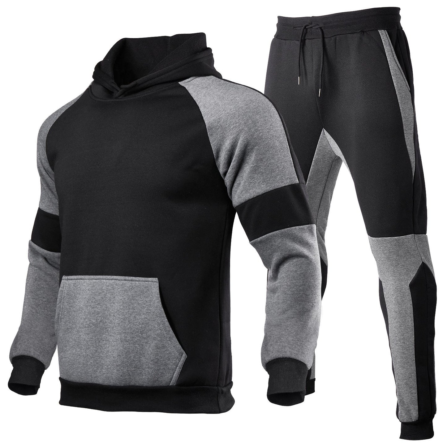 Comfortable Mens Jogging Suit Cotton Blend Sporty Style