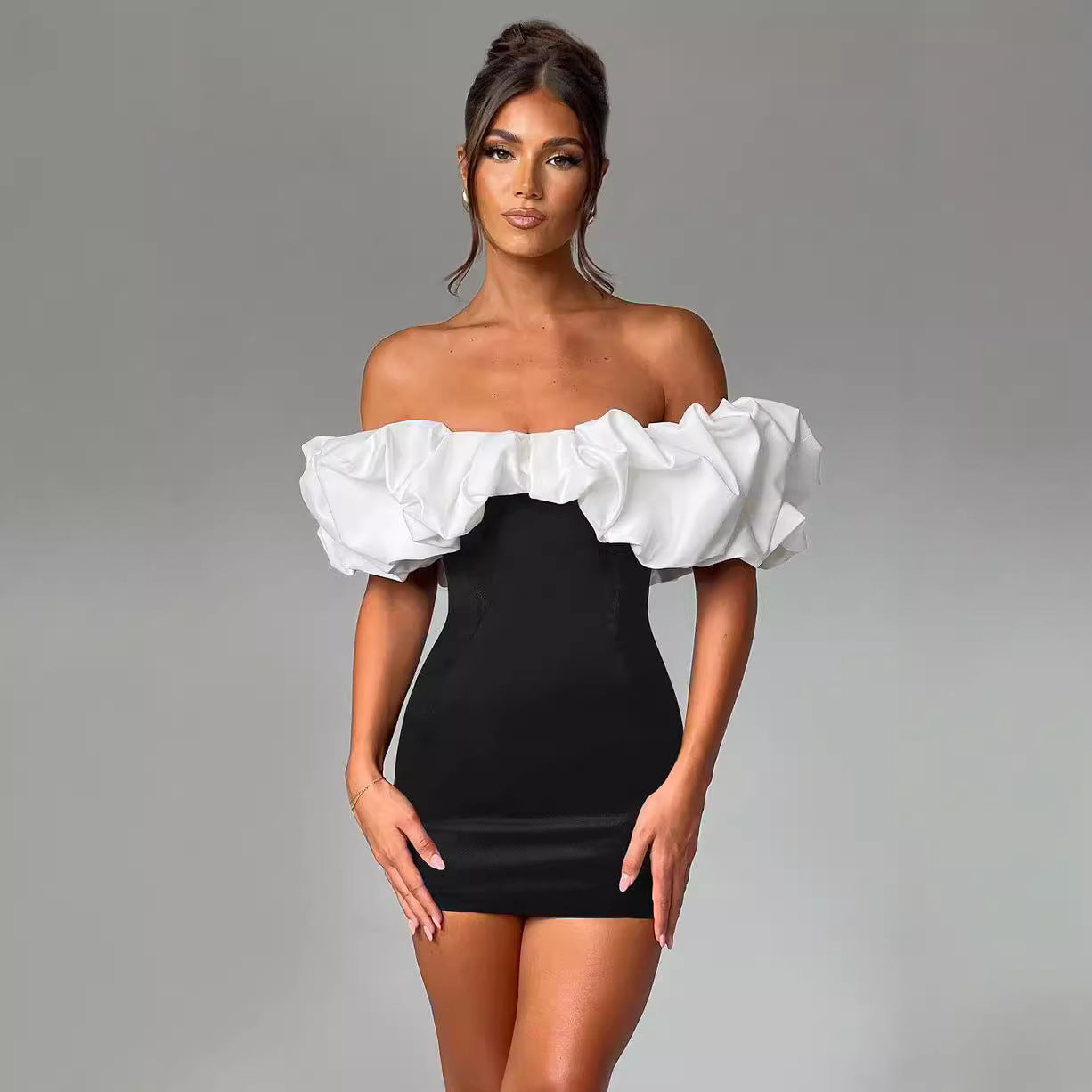 Women's Chic Off The Shoulder Mini Dress