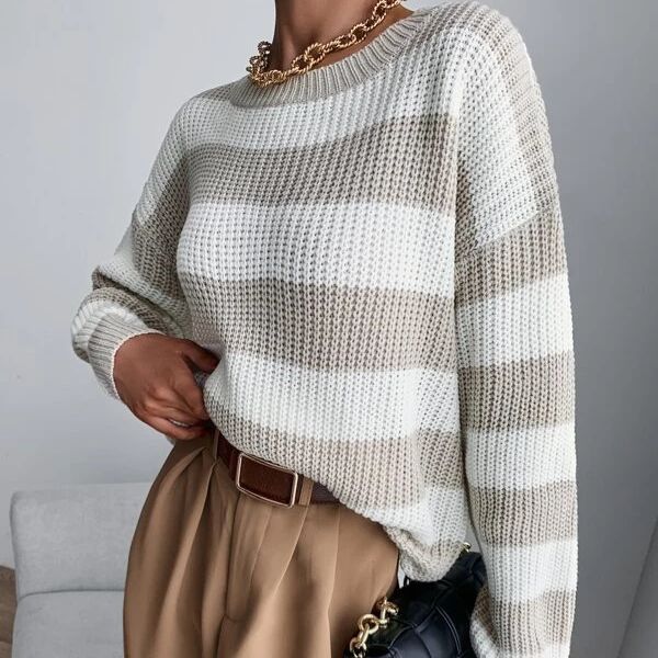 Soft Classic Striped Women's Sweater